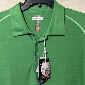 Antigua Golf Men's Desert Dry Polo Size L New W/ Tags  Myrtle Beach Golf Holiday